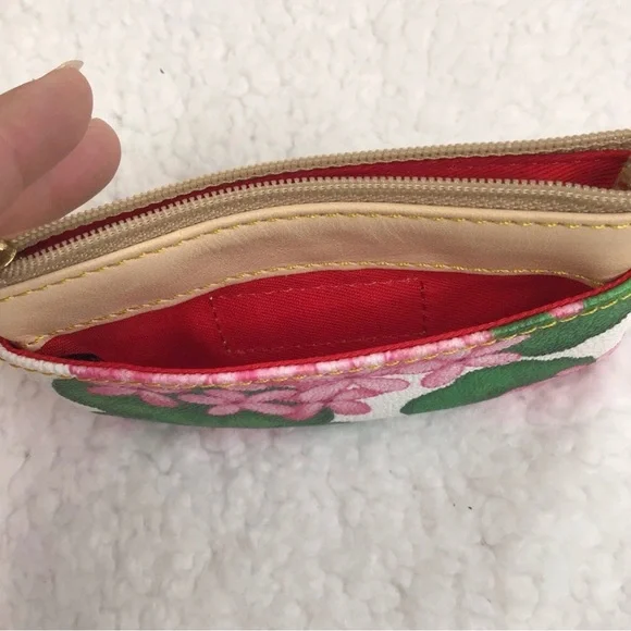 Dooney & Bourke Geraniums Satchel Bag EUC - Picture 10 of 15